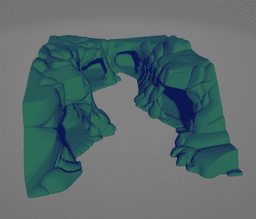 Garnelen-Grotte & Fischversteck – Modulares Felsensystem 3d model