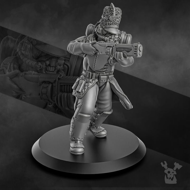 Steam Guard Soldier 3d model