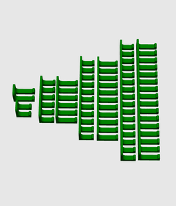 Cable Hang Collection Parametric 3d model