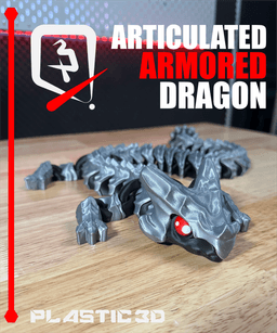 Articulated Armored Dragon -Elder— The Fortified Scaled Sentinel 3d model