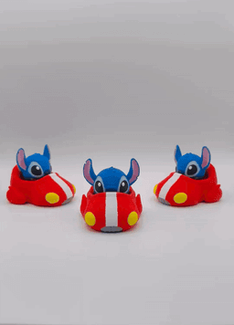 Stitch Clicker + Non-Clicker Option 3d model