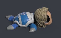 Super Turtle Invisible Girl Sue Storm 3d model