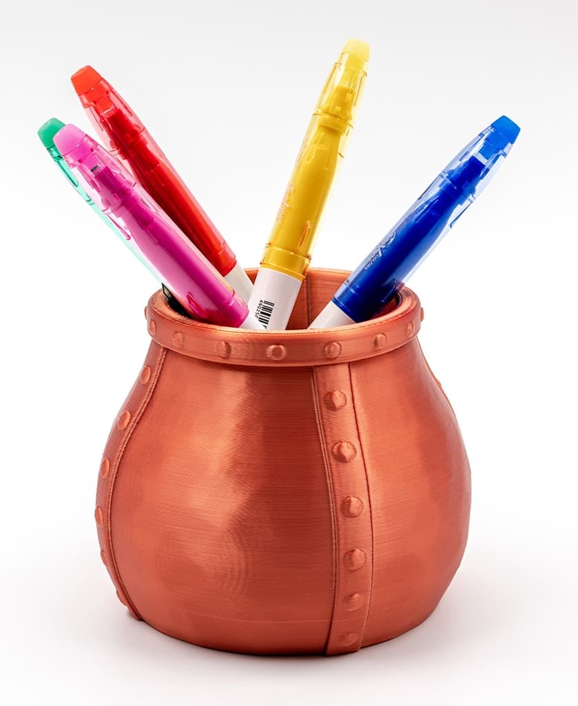 Copper Cauldron - I had just the perfect color for this copper cauldron!
Printed in Erone silk copper on a Bambulab X1C
@thangs3dcontest - 3d model