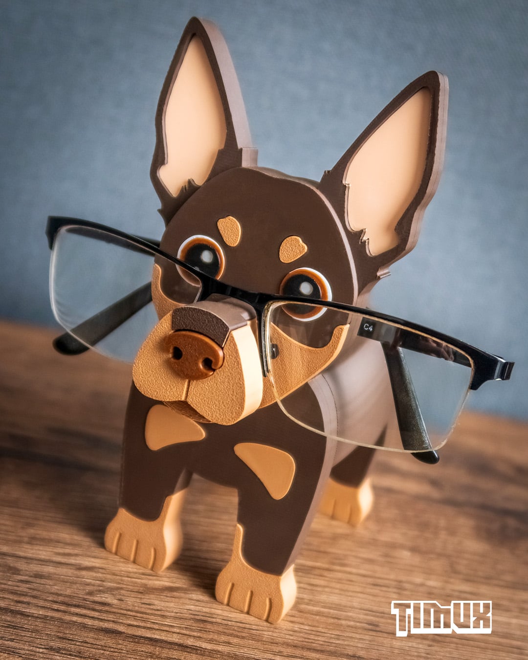 AUSTRALIAN KELPIE GLASSES HOLDER 3d model