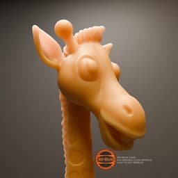 Stylized giraffe 3d model