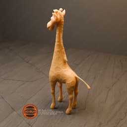Stylized giraffe 3d model