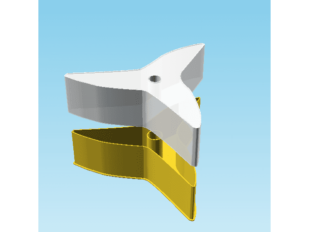 Shuriken 0051, nestable box (v2) 3d model