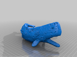 Zombie Whale 3d model