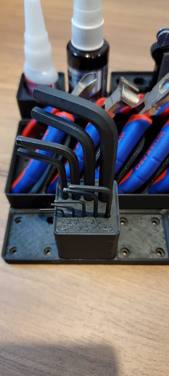 Gridfinity 1x1 Allen Key Metric.stl 3d model