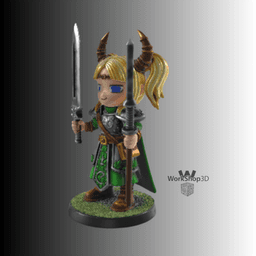 Chibi_Cube_RPG_Figure 3d model