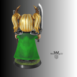 Chibi_Cube_RPG_Figure 3d model