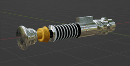 Luke Skywalker Green lightsaber 3d model