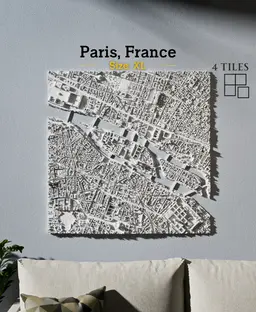 Paris, France - S, M, L, & XL 3d model