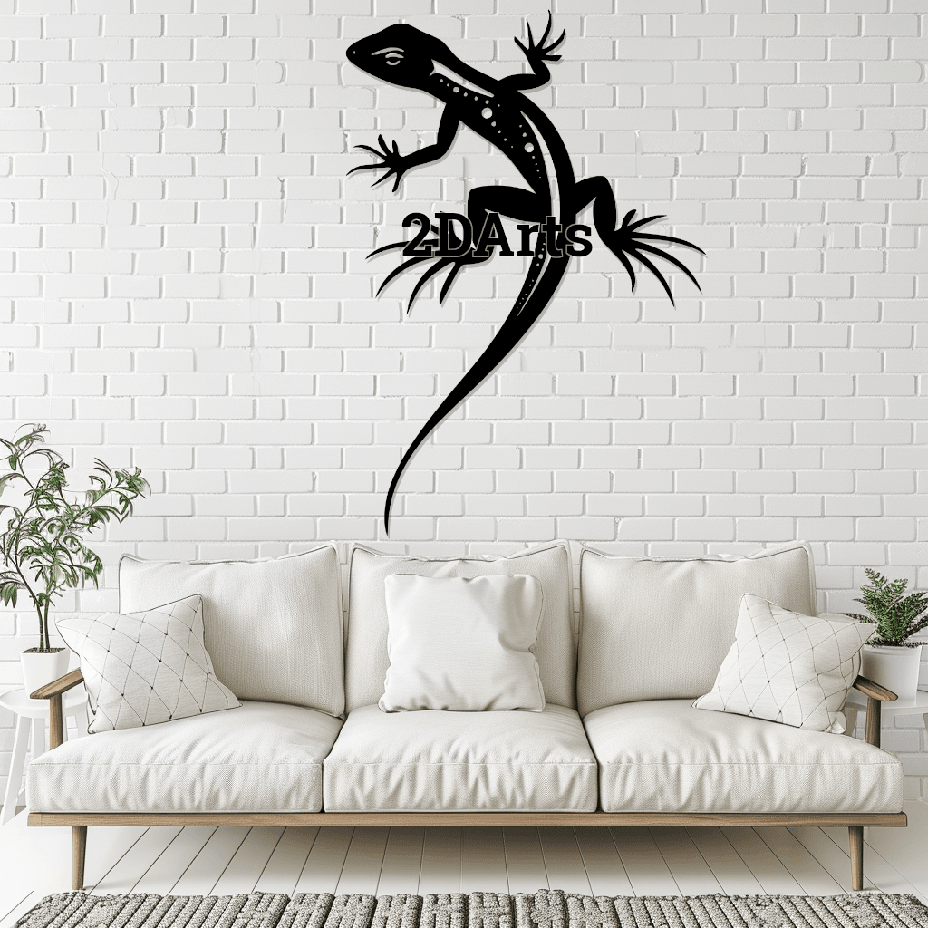 Lizard 2D Wall Art/Window Art 3d model