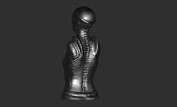 Giger Female Bust 3d model