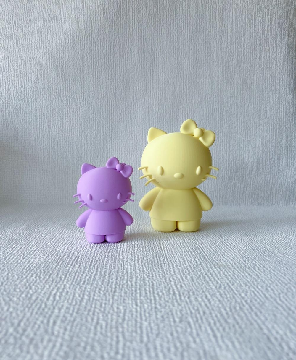 Hello Kitty  - Cuties! 
Esun matte filament - 3d model
