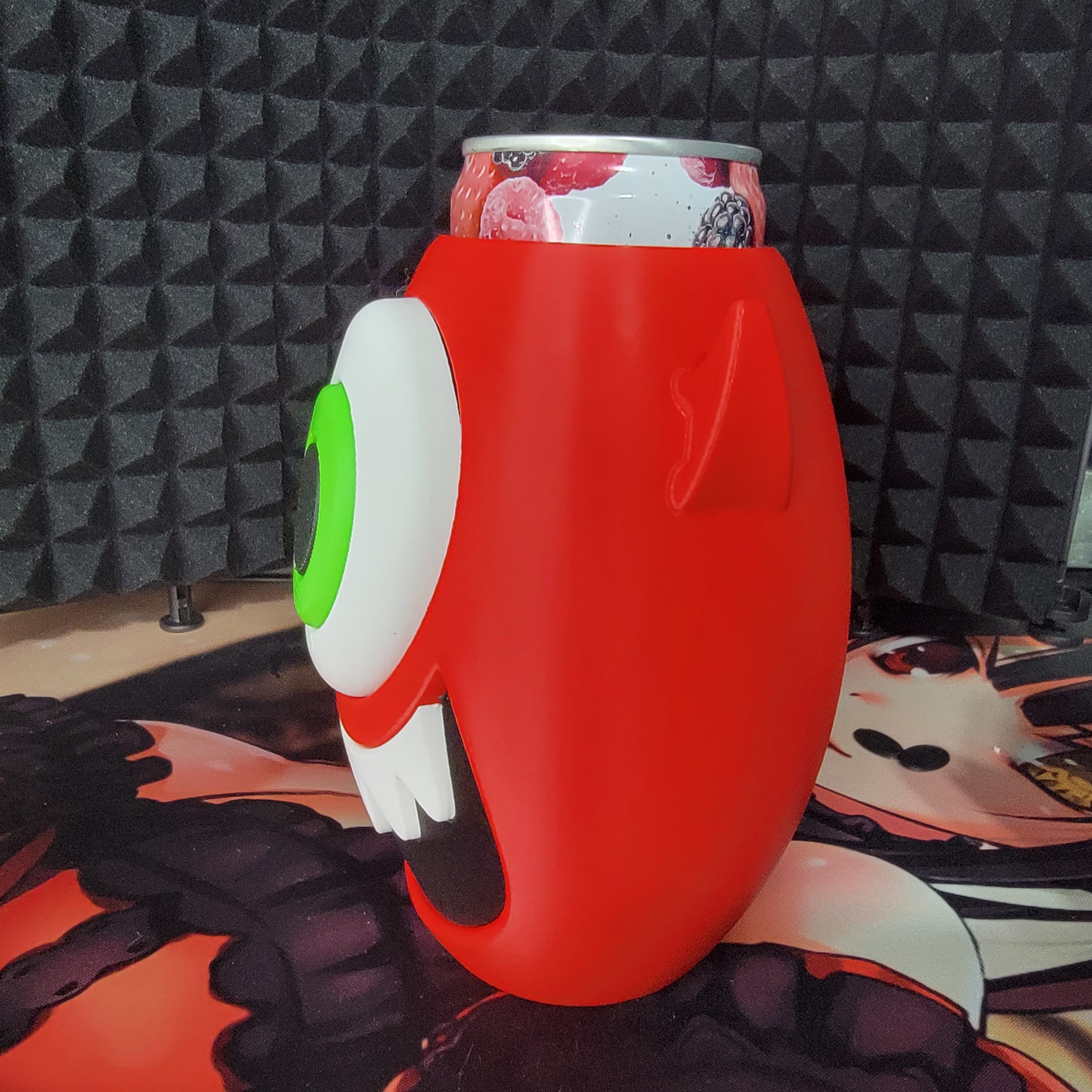 12oz Slim Adorable Cyclops Can Cup 3d model