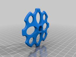Metric Hex Bolt Knobs M1 - M100 3d model
