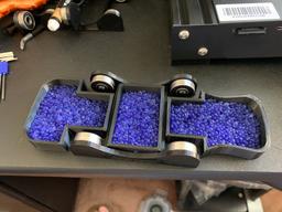 Silica Gel Tray to dry your filaments for an especific container - Silica gel Tray with spool holder
