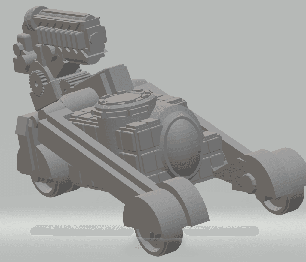 FHW: Worker Bot Assault car concept 3d model