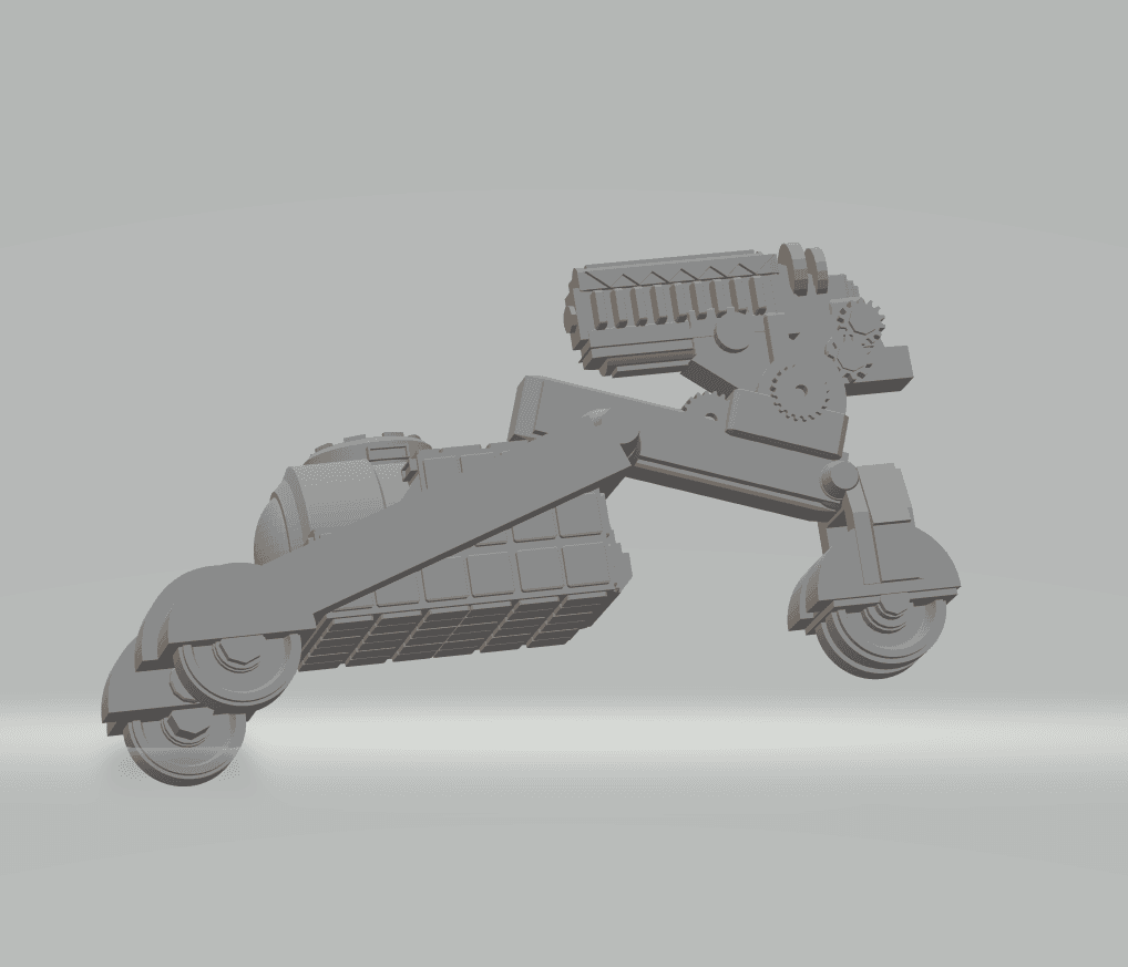 FHW: Worker Bot Assault car concept 3d model