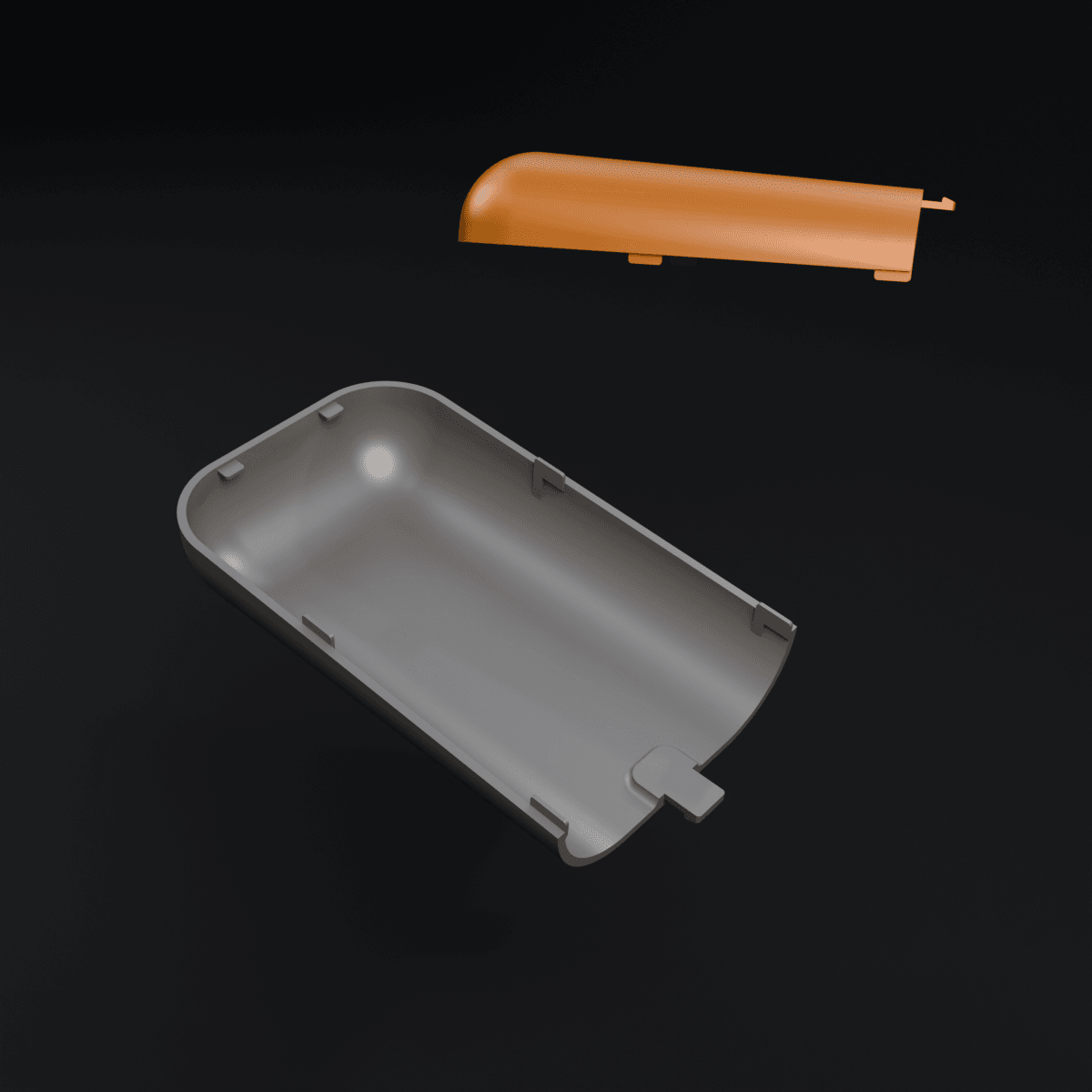 TCL RC833 remote battery cover replacement 3d model