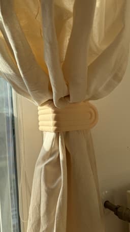 Curtain Holdback Tieback – Minimalist Wall Hook 3d model