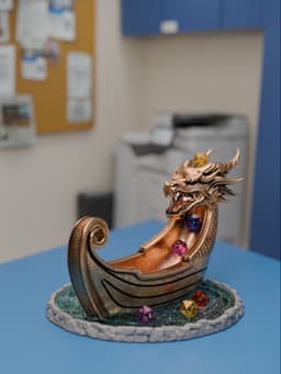 Dragon Ship Dice Tower 3d model