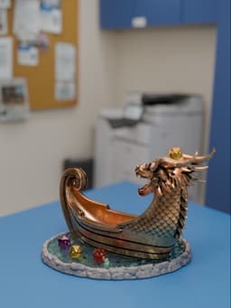 Dragon Ship Dice Tower 3d model
