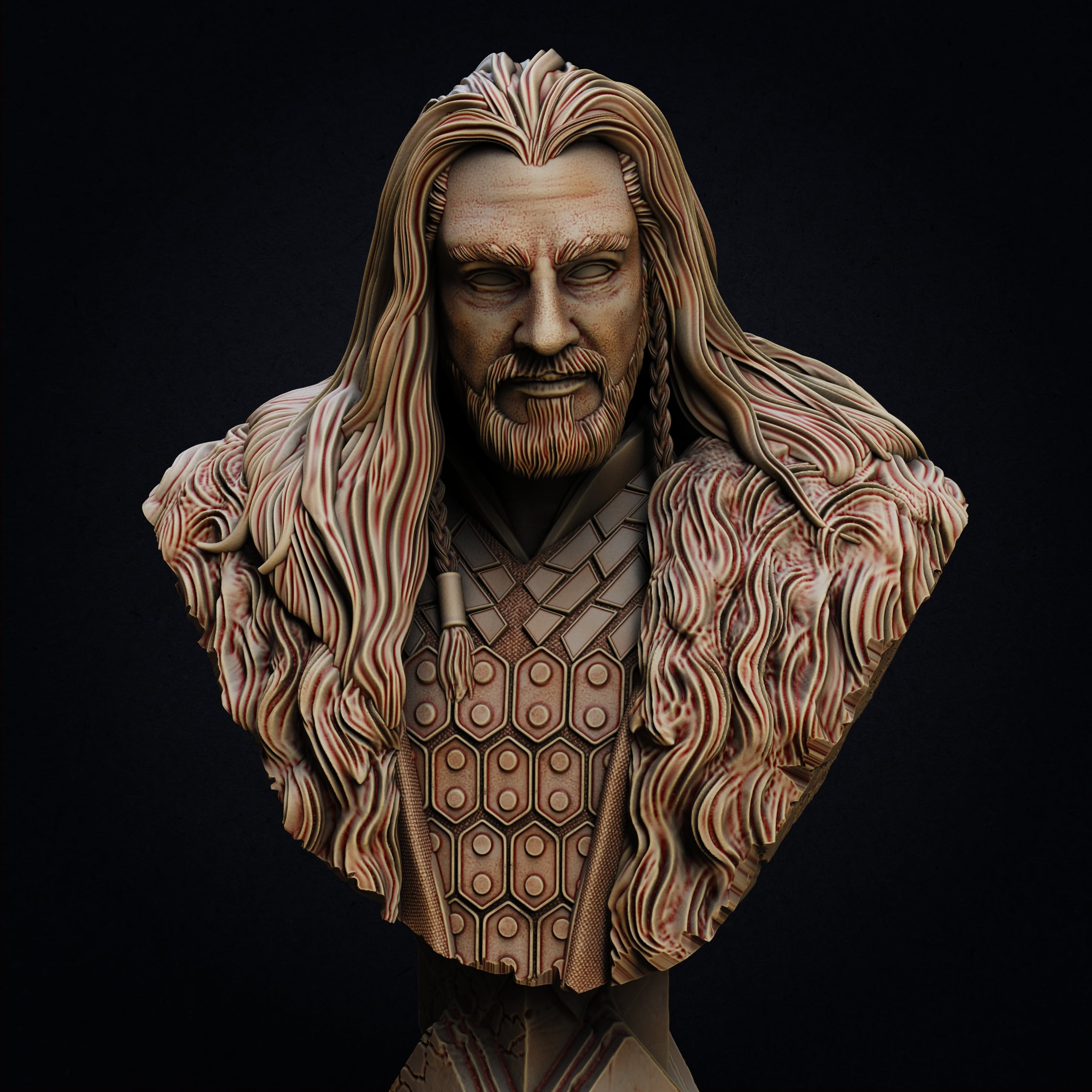 Thorin Oakenshield (Pre-Supported) 3d model