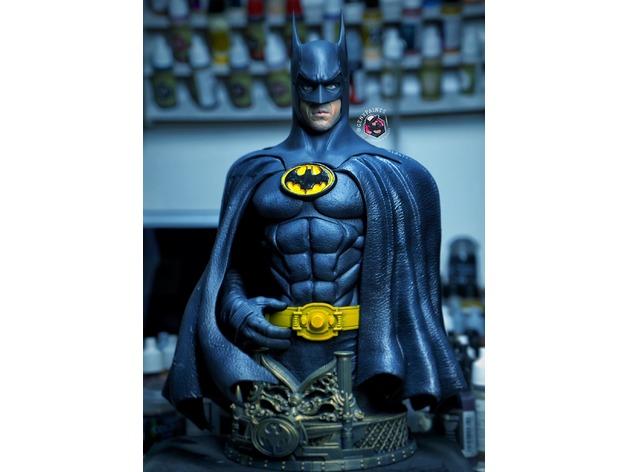 B3DSERK BATMAN BUST: TESTED AND READY FOR 3D PRINTING 3d model