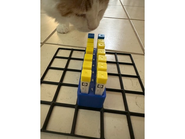 gridfinity 1x3 .5 inch mill bit container holder 3d model