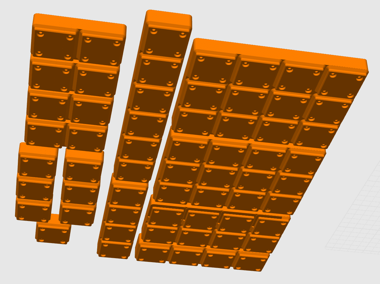 Gridfinity USB A Collection .STEP 3d model