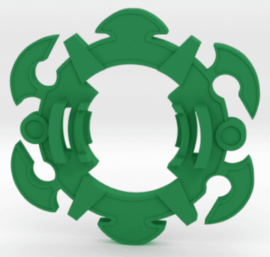 BEYBLADE DRAGOONFLY | COMPLETE | INSECT SERIES 3d model