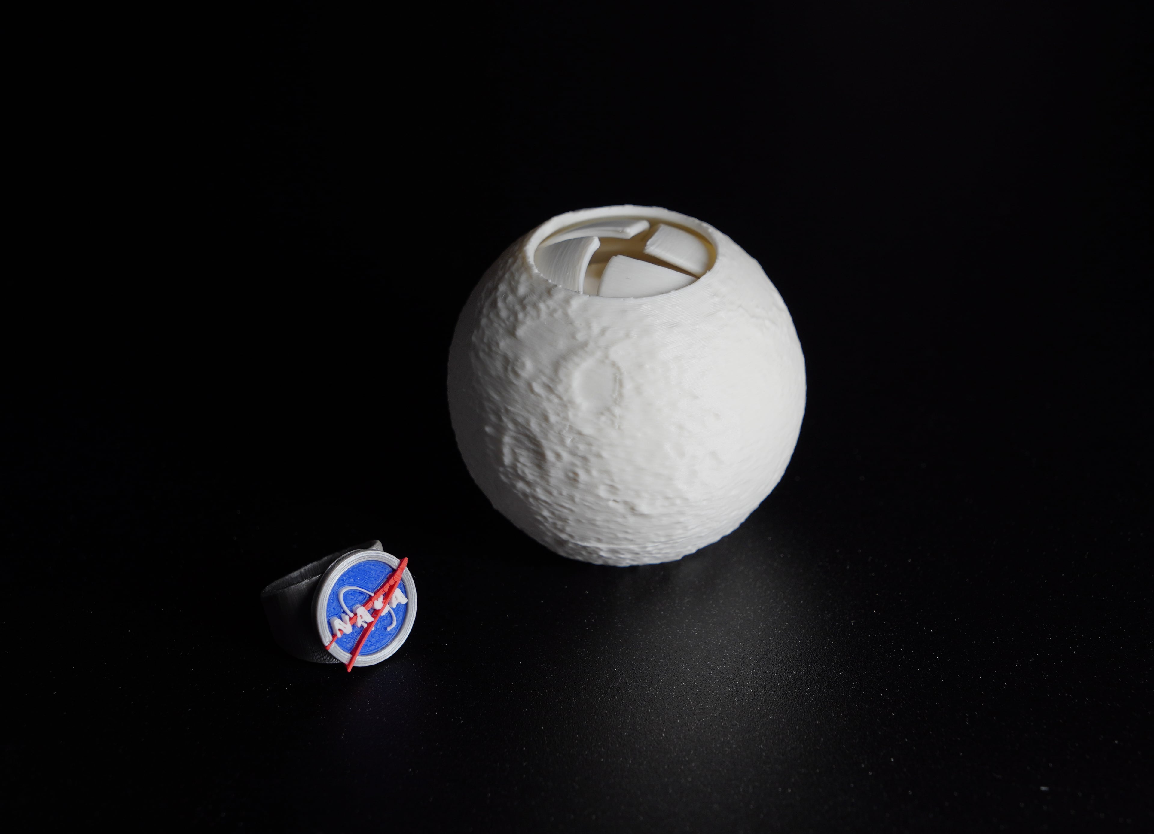 Moon Ring Box 3d model