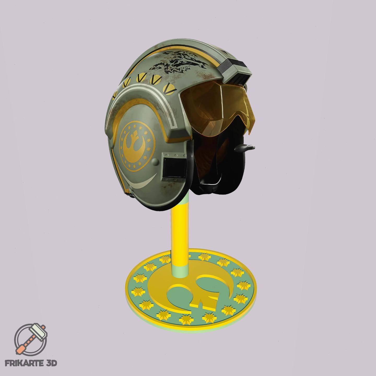 Trapper Wolf Base Helmet Stand - Star Wars 3d model