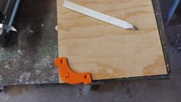 Imperial inch radius jigs for router, jigsaw, wood working and more DIY 3d model