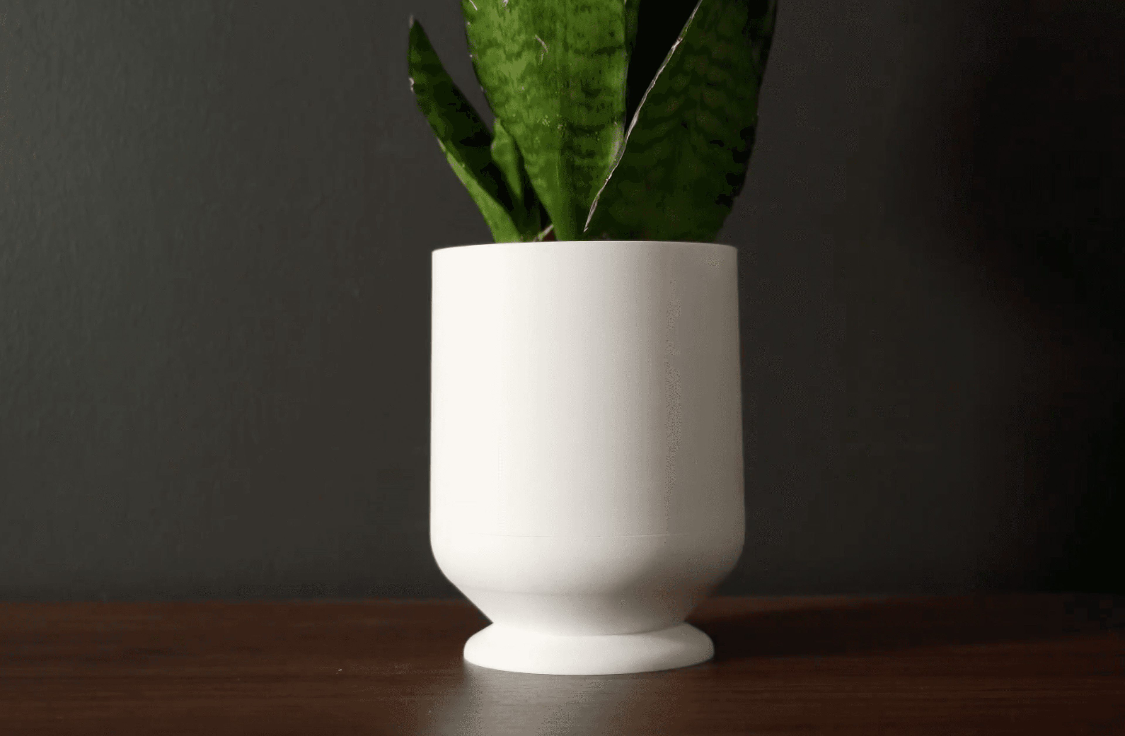 Simple Vase with Removable Drip Tray 3d model