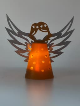 Christmas Angel Tealight Lantern 3d model