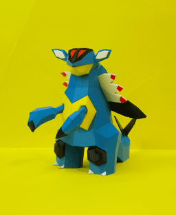 Armaldo Low Poly Pokemon 3d model