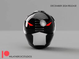 Black Turtle Helmet 3d model