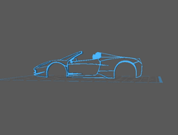 Ferrari - 458 Spider Wall Art 3d model