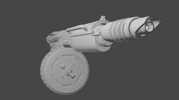 E-550 Repeating Blaster Custom 3D Print File (STL) 3d model
