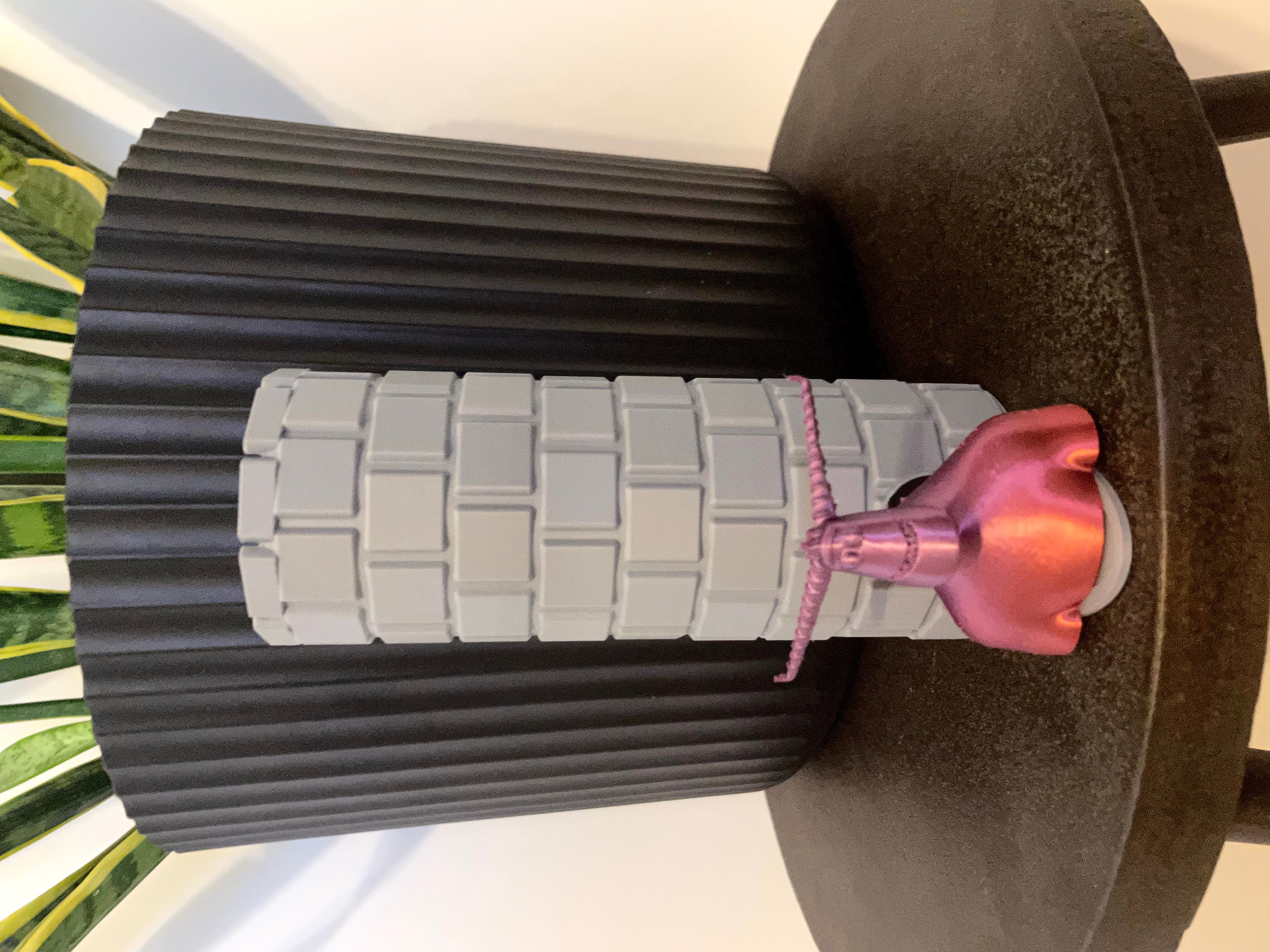 3D printed Tylor Tuskmon bust from Monsters at Work. Printed with Creality Ender 5 Pro and TTYT3D color change silk PLA.