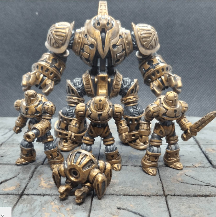 Construct Miniatures, Warcast Bundle 3d model