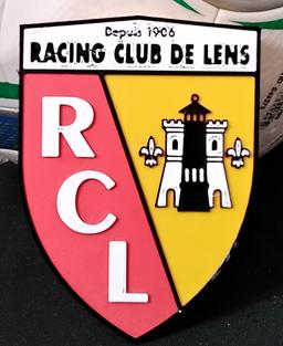 Racing CLub de Lens (RC Lens) coaster or plaque