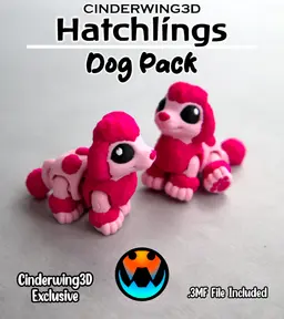 Poodle - Hatchling 3d model