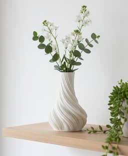 Flowform Curve - vase 3d model