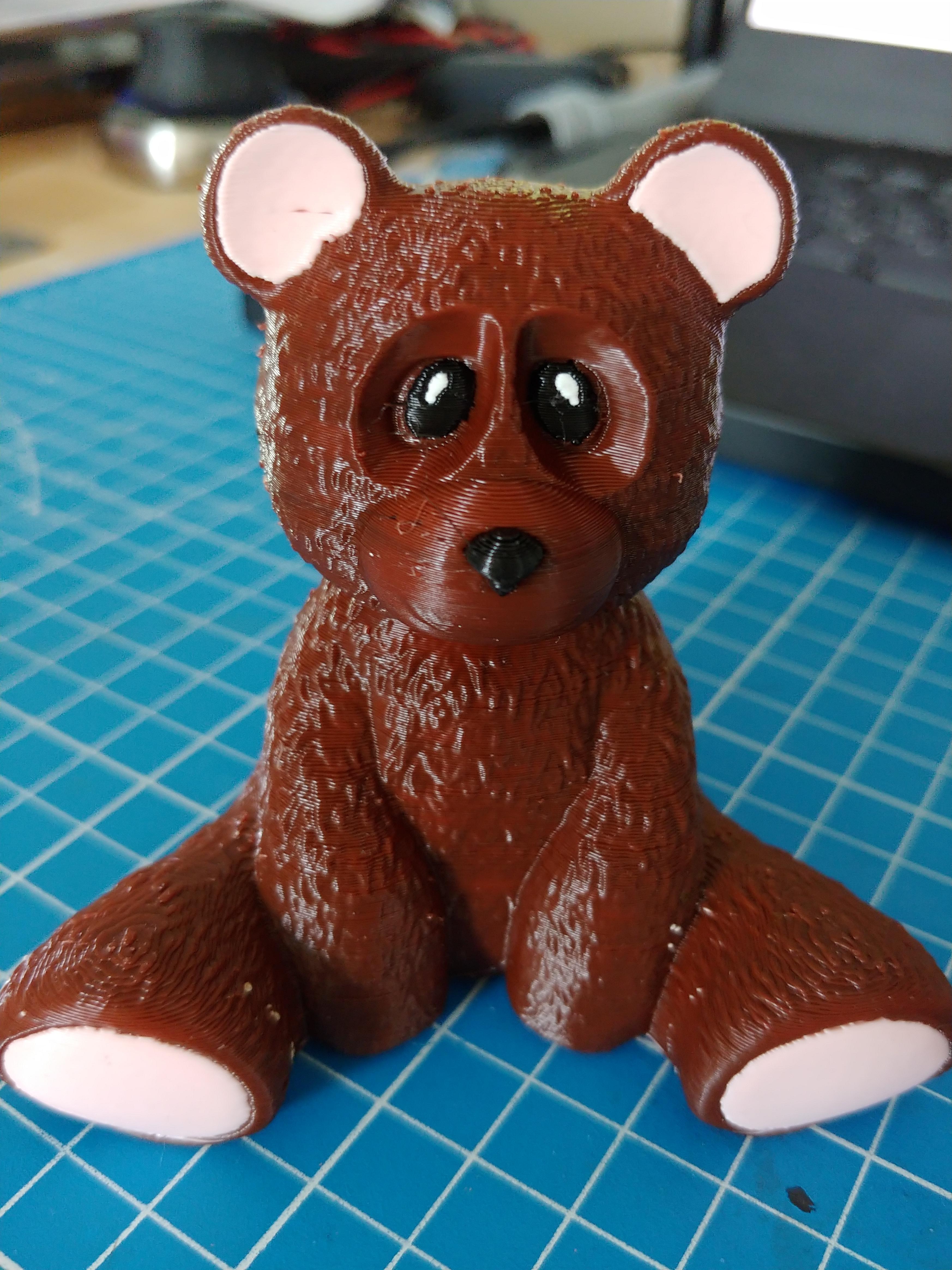 Teddy bear.stl - Painted in Canvas and printed with Palette 3 Pro on an Ender 3 - 3d model