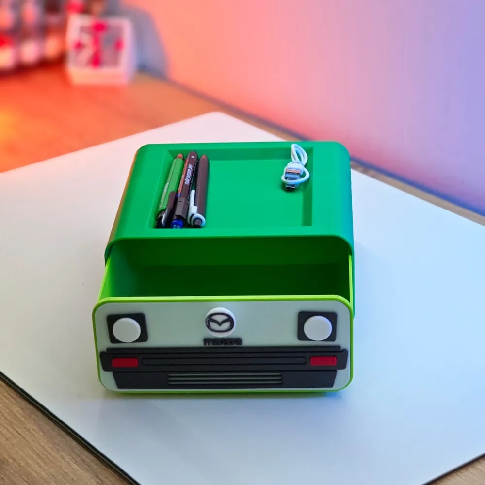 Deskop Car Concept Drawer Storage Box 3d model